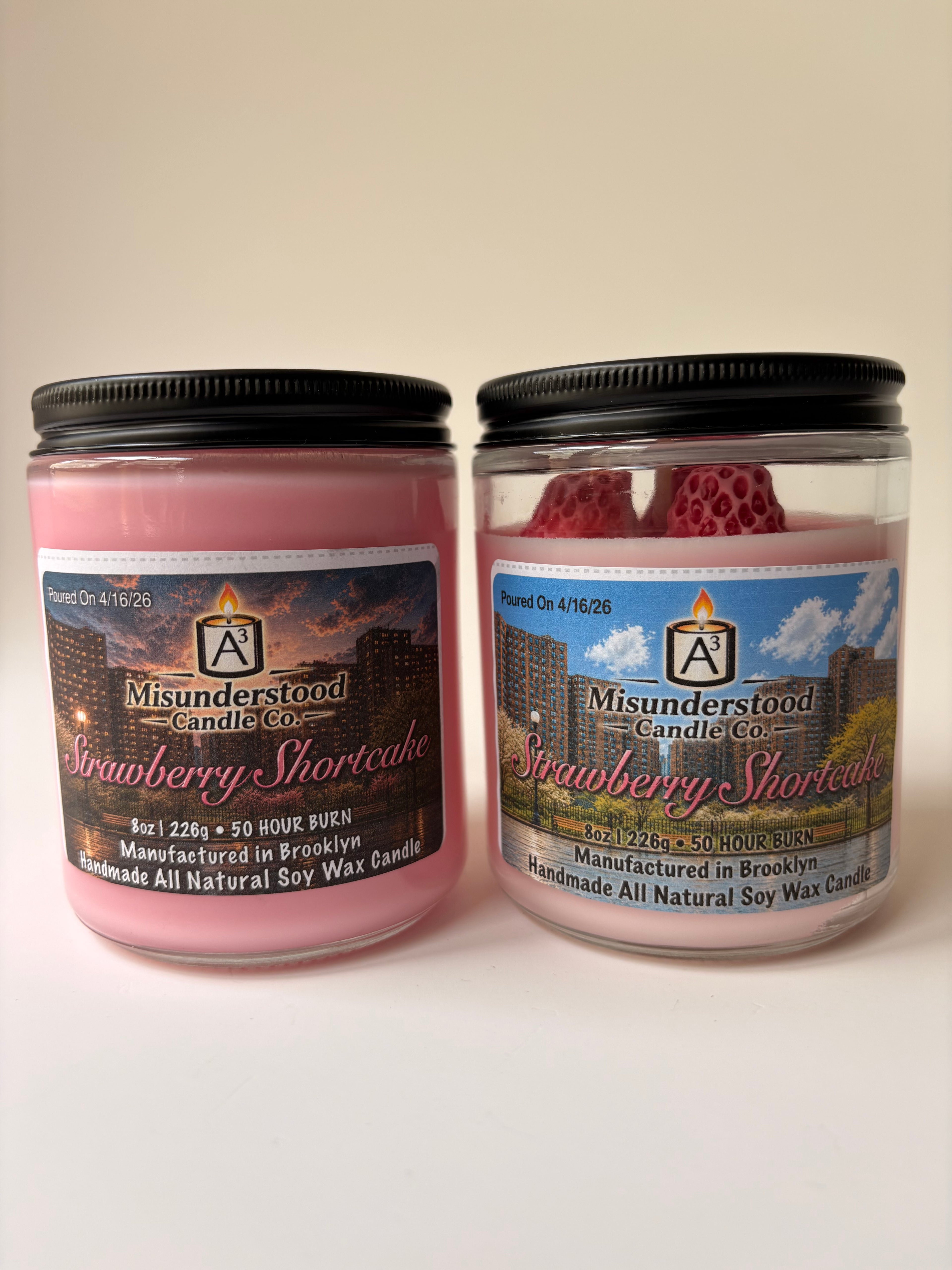 Strawberry Shortcake Candle